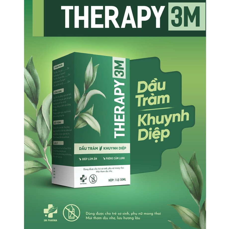 Dầu tràm khuynh diệp trẻ em dịu vết côn trùng cắn Therapy 3M