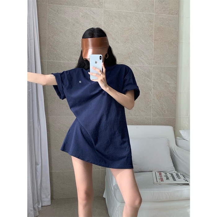 Áo Thun Nữ Ngắn Tay Cổ Tròn Thời Trang Hàn