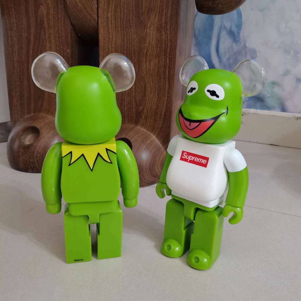 Bearbrick 400% enamel loạt hình con gấu bạo lực xây dựng khối gấu