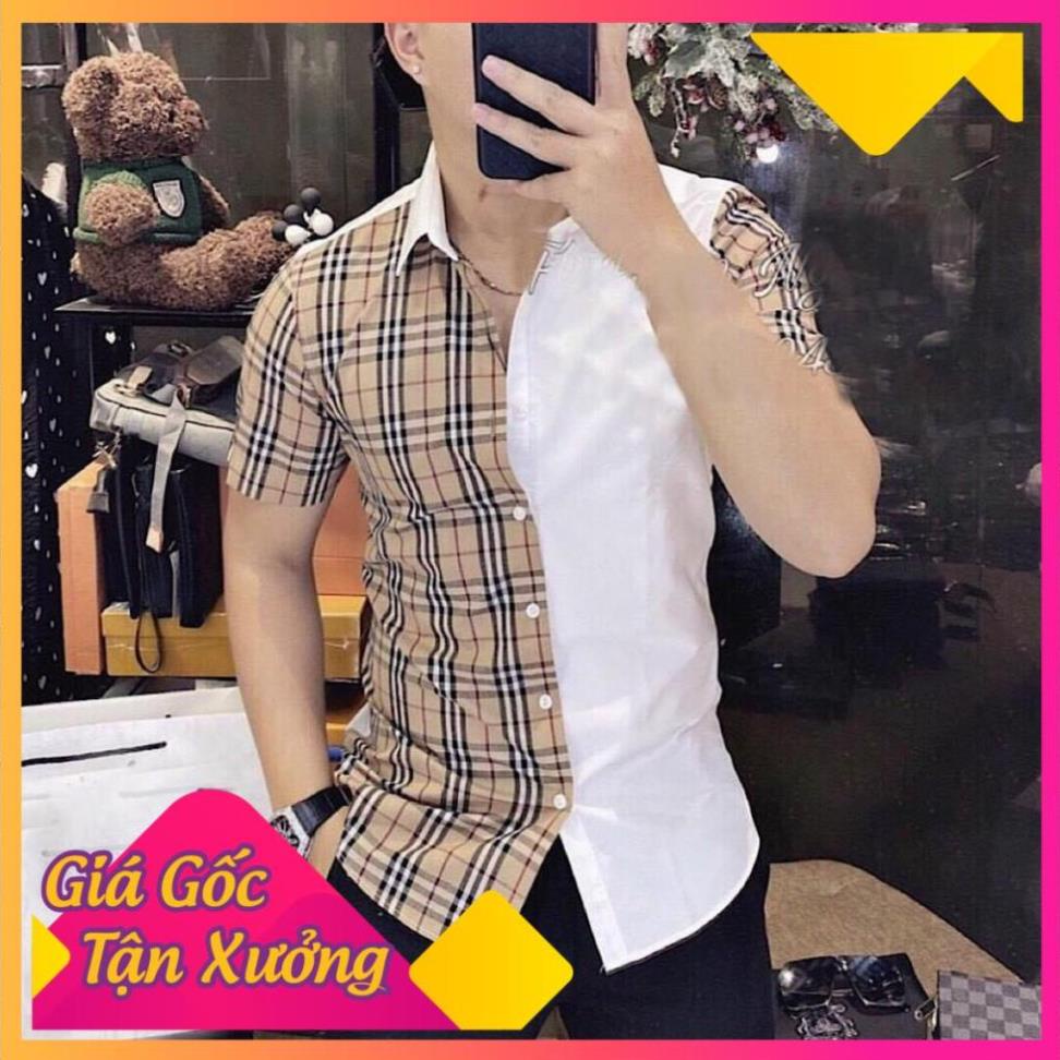 [Mã SRBACK010912 hoàn 20K xu đơn 50K] [Siêu Ưu Đãi] Áo sơ mi nam ngắn tay kẻ họa tiết BBr | BigBuy360 - bigbuy360.vn