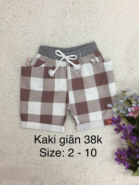 Quần kaki thun 8-33kg