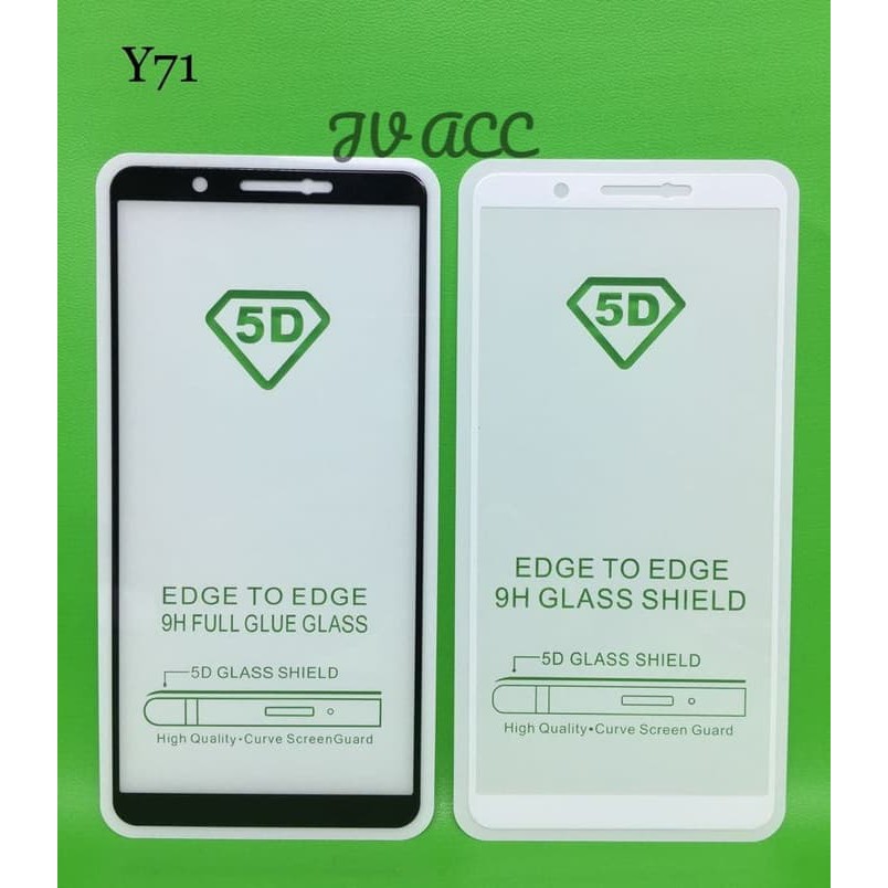 Kính Cường Lực 5d Mới 2018 Cho Vivo V7 / V7 Plus / V9 / Y71 / Y83 / Y81 / V11 / V11 Pro / V5