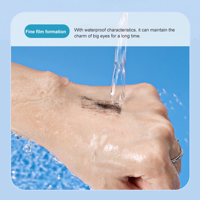 Mascara Đầu Cọ Mịn Màu Xanh Dương Trắng