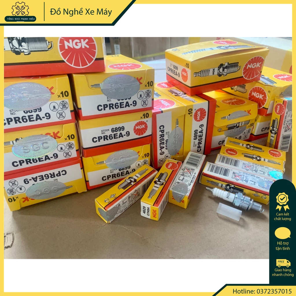 🌟 Bugi NGK Xe Dream Wave CHÂN NGẮN - Phụ Tùng Mạnh Hiếu