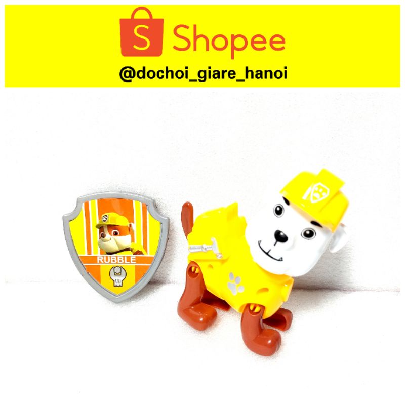 đồ chơi Chó Cứu Hộ Paw Patrol Kèm Huy Chương, Gặm Xương.