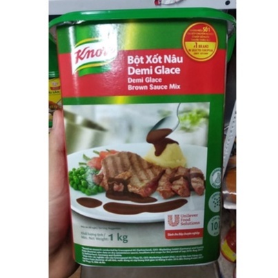 (Hoả tốc)Bột xốt nâu demi glace Brown sauce mix Knorr 1kg