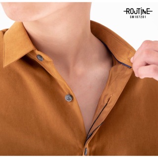 MỚI NHẤT-ÁO SƠ MI NAM GIẢ DA-ROUTINE