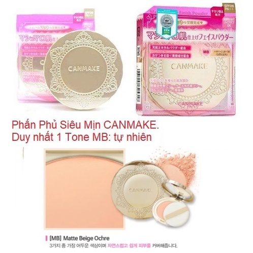 Phấn phủ Canmake Marshmallow Finish Powder Tone MB