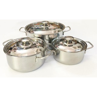 Bộ 3 nồi inox bếp từ sharp giá rẻ