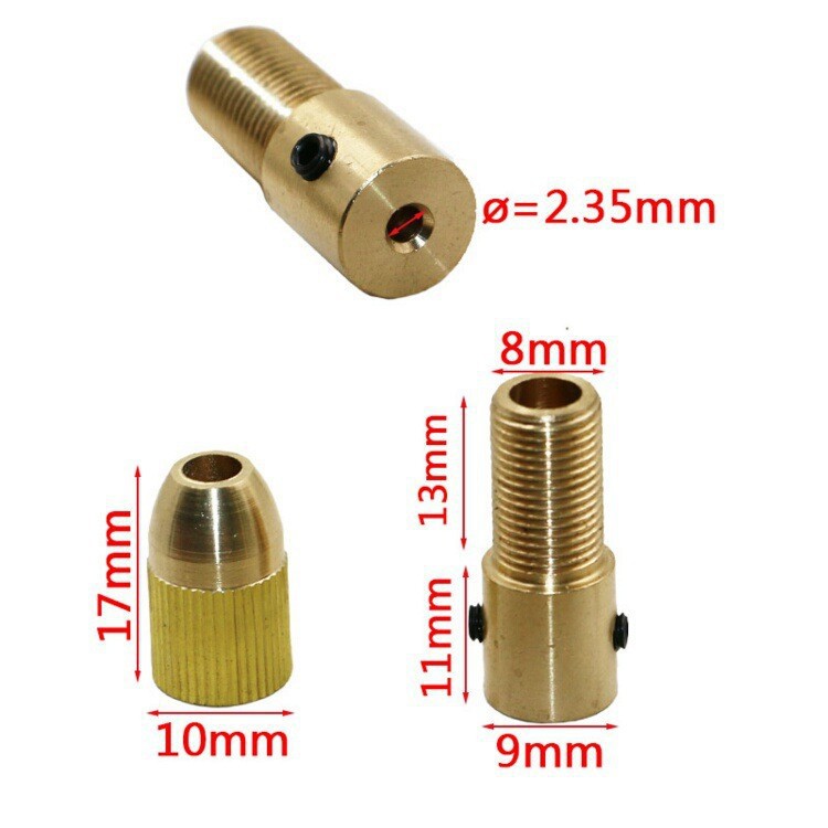 đầu kẹp mũi khoan trục 2mm,đầu kẹp mũi khoan mini