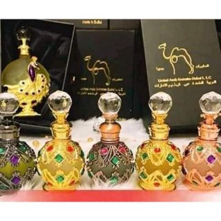 Tinh dầu dubai thiết kế tròn đính đá 15ml