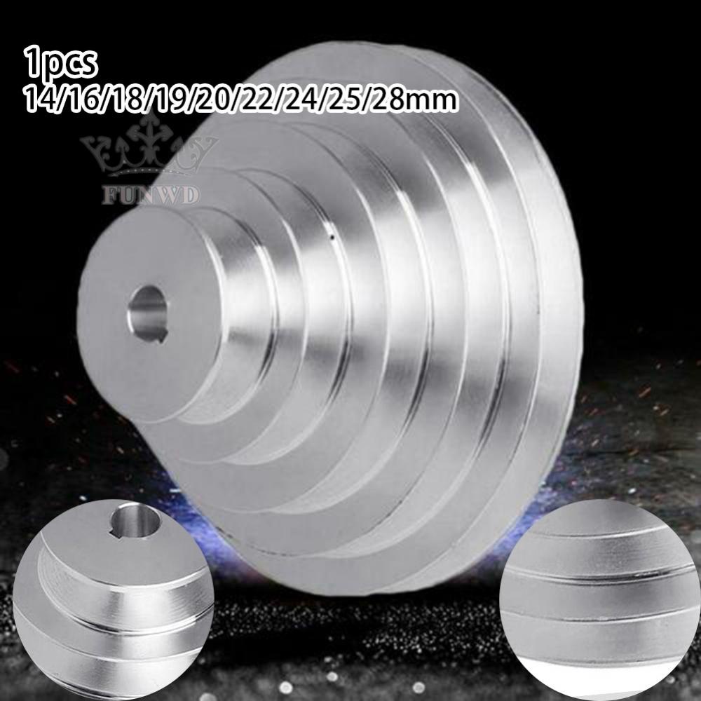 【FUNWD】Pagoda tools 5 slots Aluminum Motor pulley Multi-slot wheel Pagoda wheel