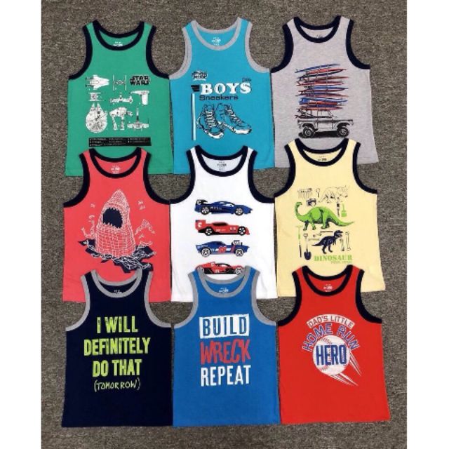 Set 2 Áo 3 lỗ bé trai  Place