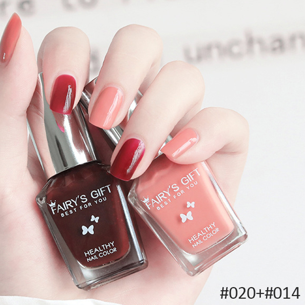 [Hàng mới về] Sơn móng tay màu thời trang nhanh khô tôn da