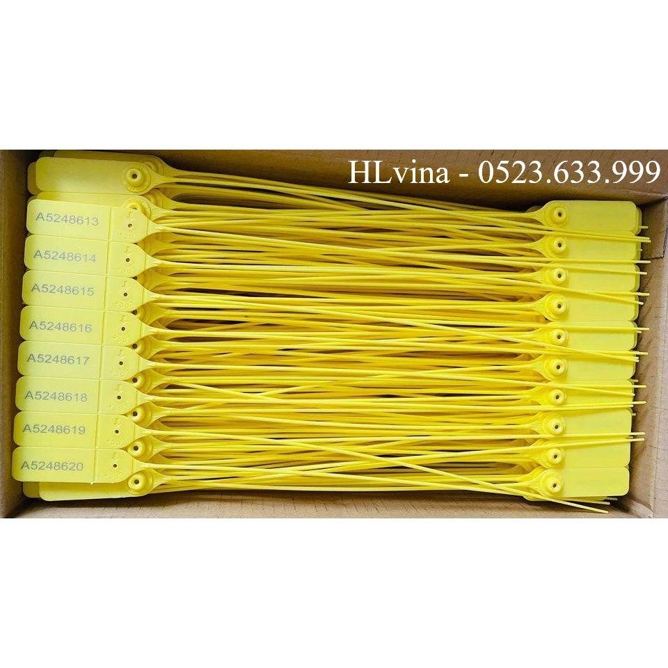 [100 CHIẾC] niêm phong nhựa - seal niêm phong dạng dây tròn 35cm (100 chiếc/túi in seri)
