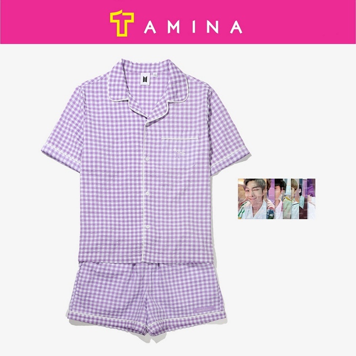 BTS SOWOOZOO Pajama Set (purple)