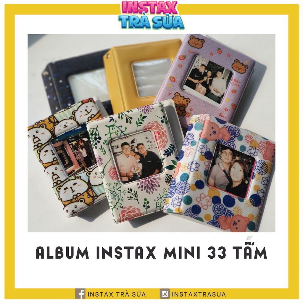 ALBUM INSTAX MINI - BÌA HOẠ TIẾT (33 ảnh)