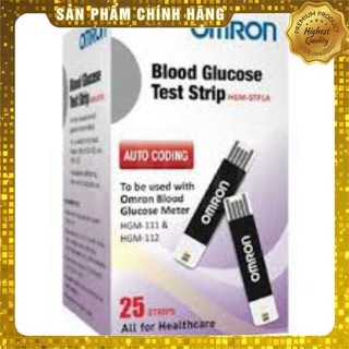 Que thử đường huýet omron hgm-stp1a hộp 25 test