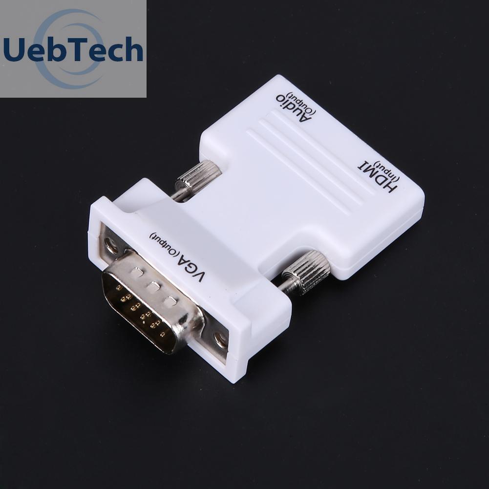 Bộ chuyển đổi 1080p sang VGA Đầu ra âm thanh 3,5 mm