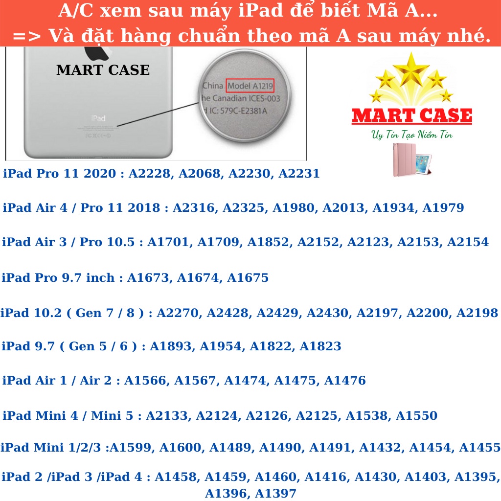 Ốp ipad Silicon 3 Mảnh Chất Đẹp ốp ipad Air 2/Air 1/Pro 10.5/Air 3/10.2 gen 7/8/Gen 5/6