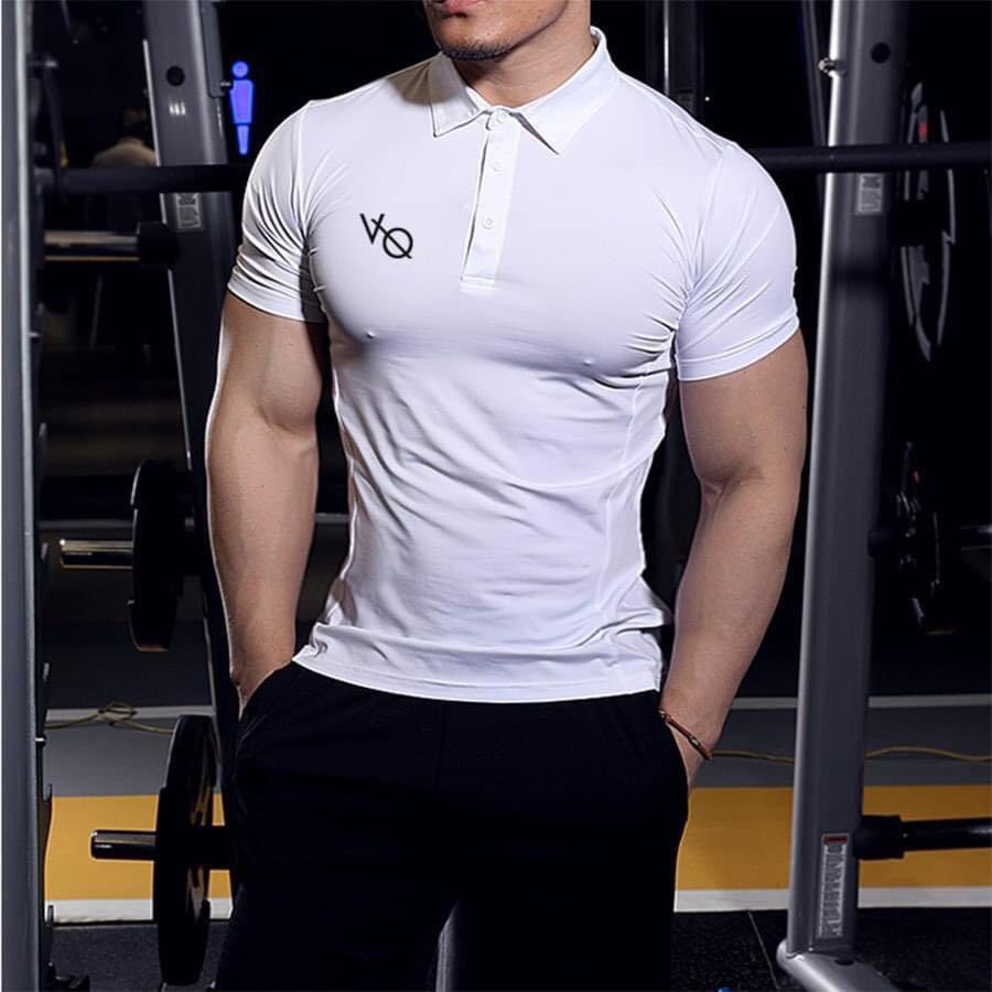 Áo Tập GYM Ôm Body Nam Tay Ngắn Viet Quick