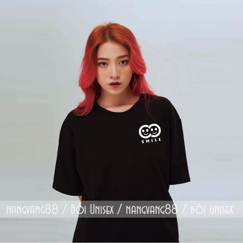 Áo Thun Unisex Tay Lỡ SMILE | BigBuy360 - bigbuy360.vn
