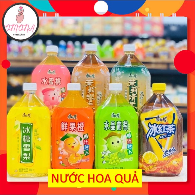 Nước lê - trà hoa quả Đài Loan chai 1 lít