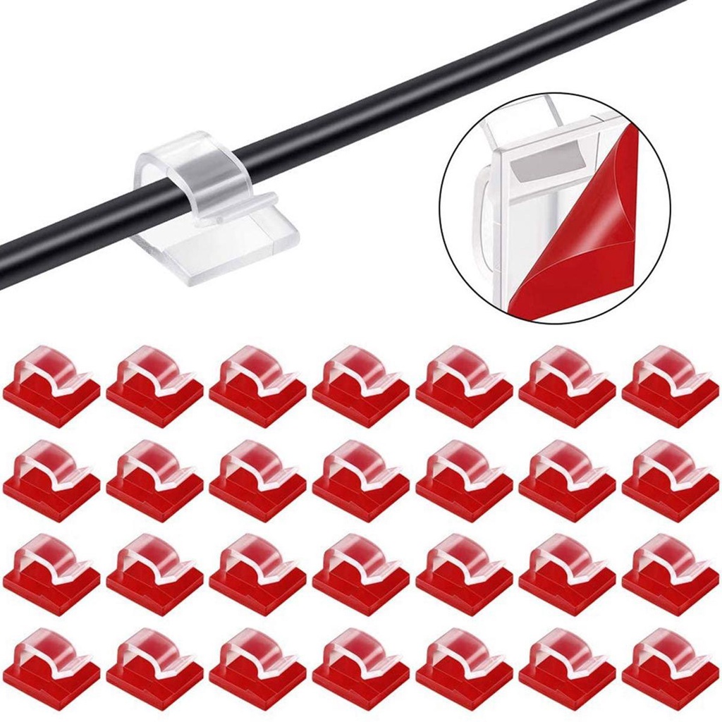 Giá Đỡ Kẹp Dây Cáp Mini Tự Dính Sắp Xếp Gọn Gàng