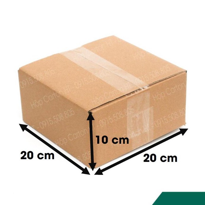 20x20x10 ♥️ FREESHIP ♥️ Giảm 10K Khi Nhập [BAOBITP] - Combo 20 hộp carton siêu rẻ tiện lợi TP20