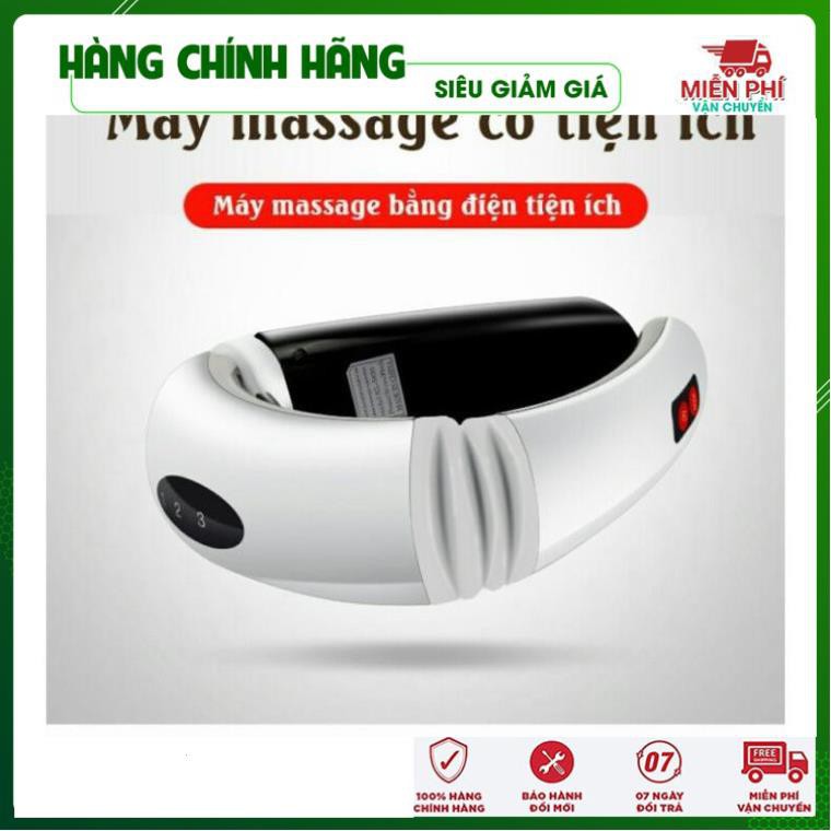 💝FREESHIP - HÀNG CHUẨN💝 Máy Mát xa cổ, vai, gáy - Máy Massage Thông Minh 3D - Đồ Gia Dụng Thông Minh