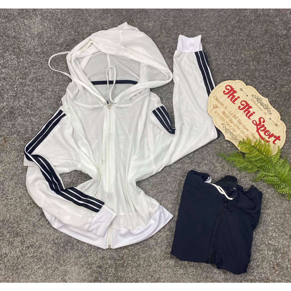 Áo khoác lưới 3 sọc TẬP GYM