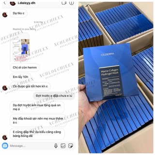 Mặt nạ Cellderma xanh date 2023