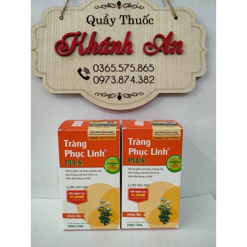 Tràng phục linh plus - lọ 80 viên