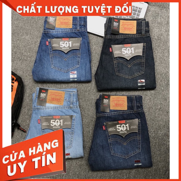 HÀNG NHẬP KHẨU -  Quần Jeans Levis 501 Cambodia ống suông - Hàng Nhập Khẩu