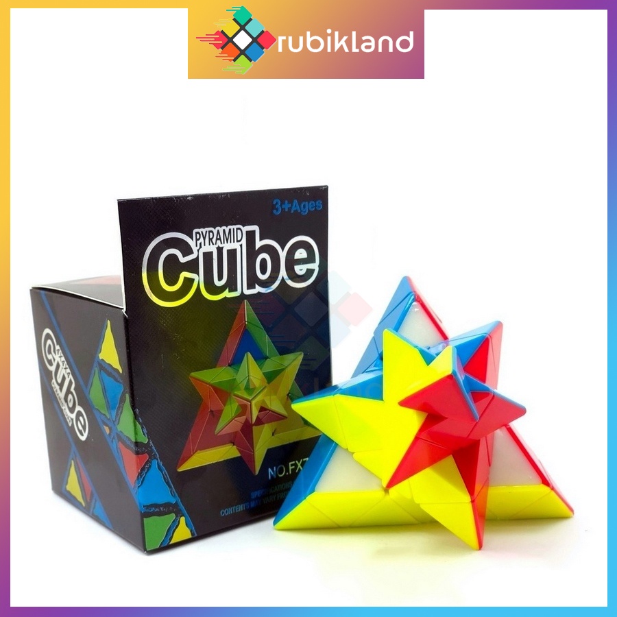 Rubik Biến Thể Fanxin Master Pyraminx 4x4 Pyramind 4 Tầng Rubic Tam Giác Đồ Chơi Trí Tuệ Trẻ Em