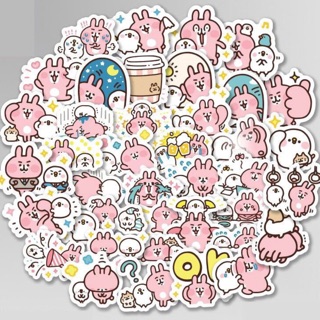 Sticker thỏ usagi Kanahei set 30-50 cái ép lụa/ hình dán thỏ usagi đáng yêu