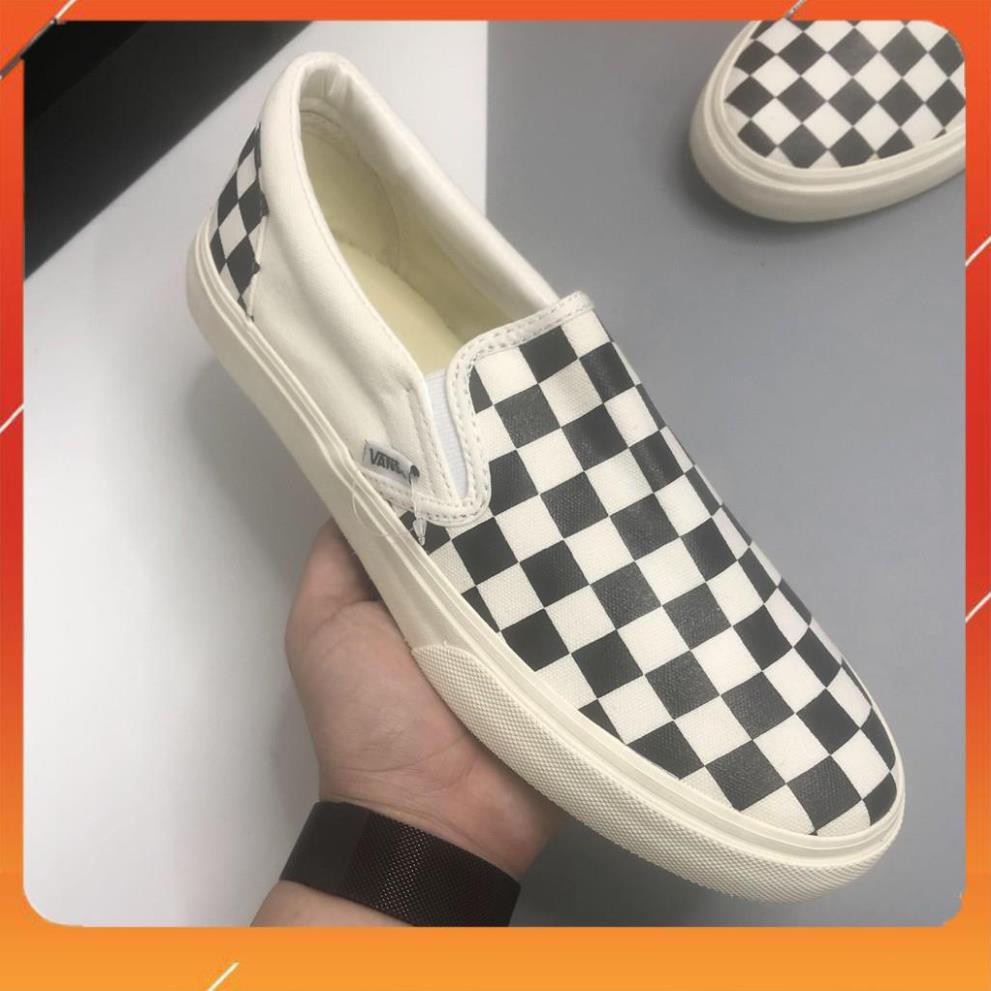 Giày Thể Thao Vans Slip On Checkerboard Cao Cấp Đi Học Đi Chơi Full Size Nam Nữ (36-43)