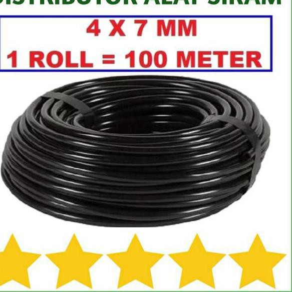 Cuộn Dây Pe 4x7 mm 1 Cuộn 100m Dùng Để Phun Nước Tưới Cây