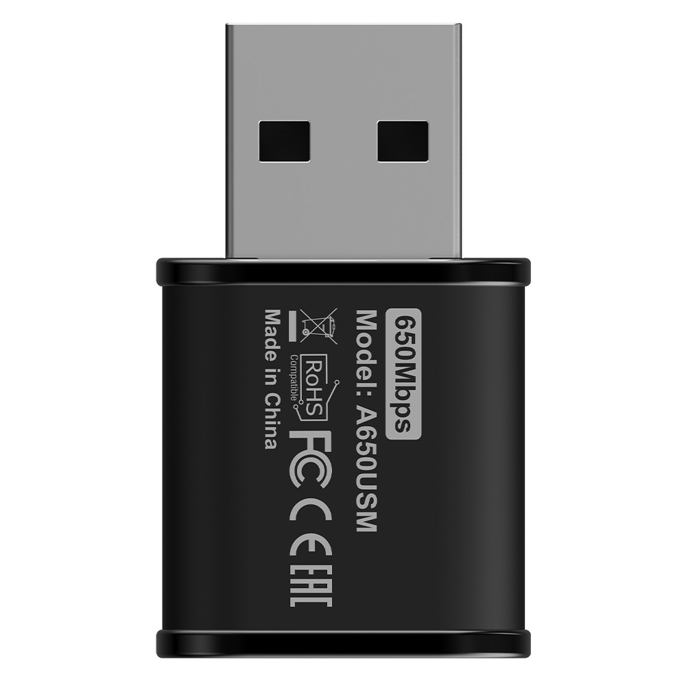 Usb wifi 5ghz và 2,5ghz băng tần kép AC650 TOTOLINK A650USM