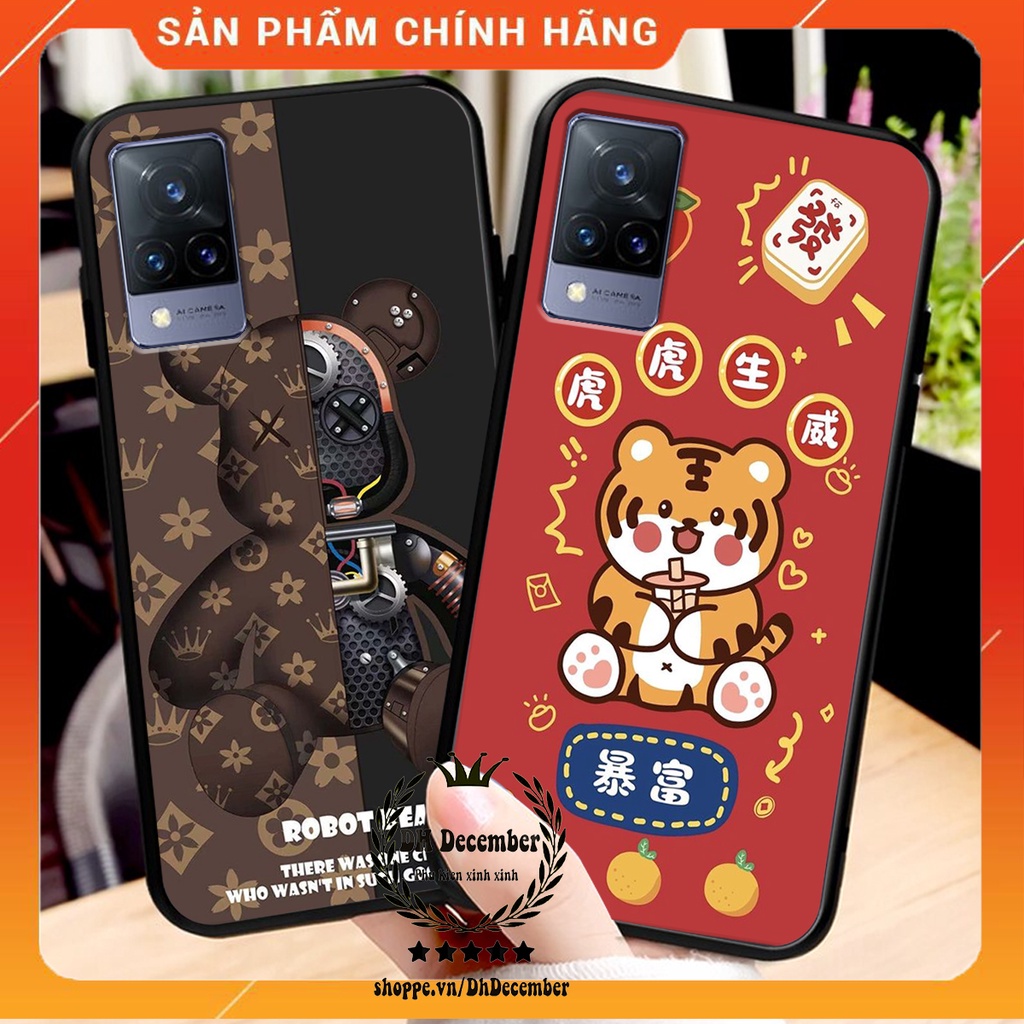Ốp lưng Vivo V21 5G in hình 3D lucky, gấu Brick xinh xắn - KHÔNG NÊN BỎ LỠ