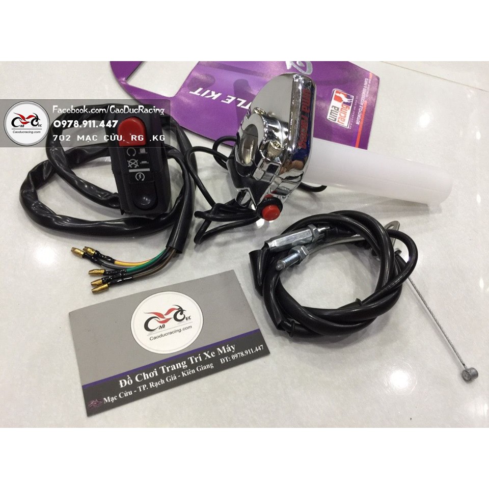 Combo Cùm tăng tốc Uma và cùm công tắc on off