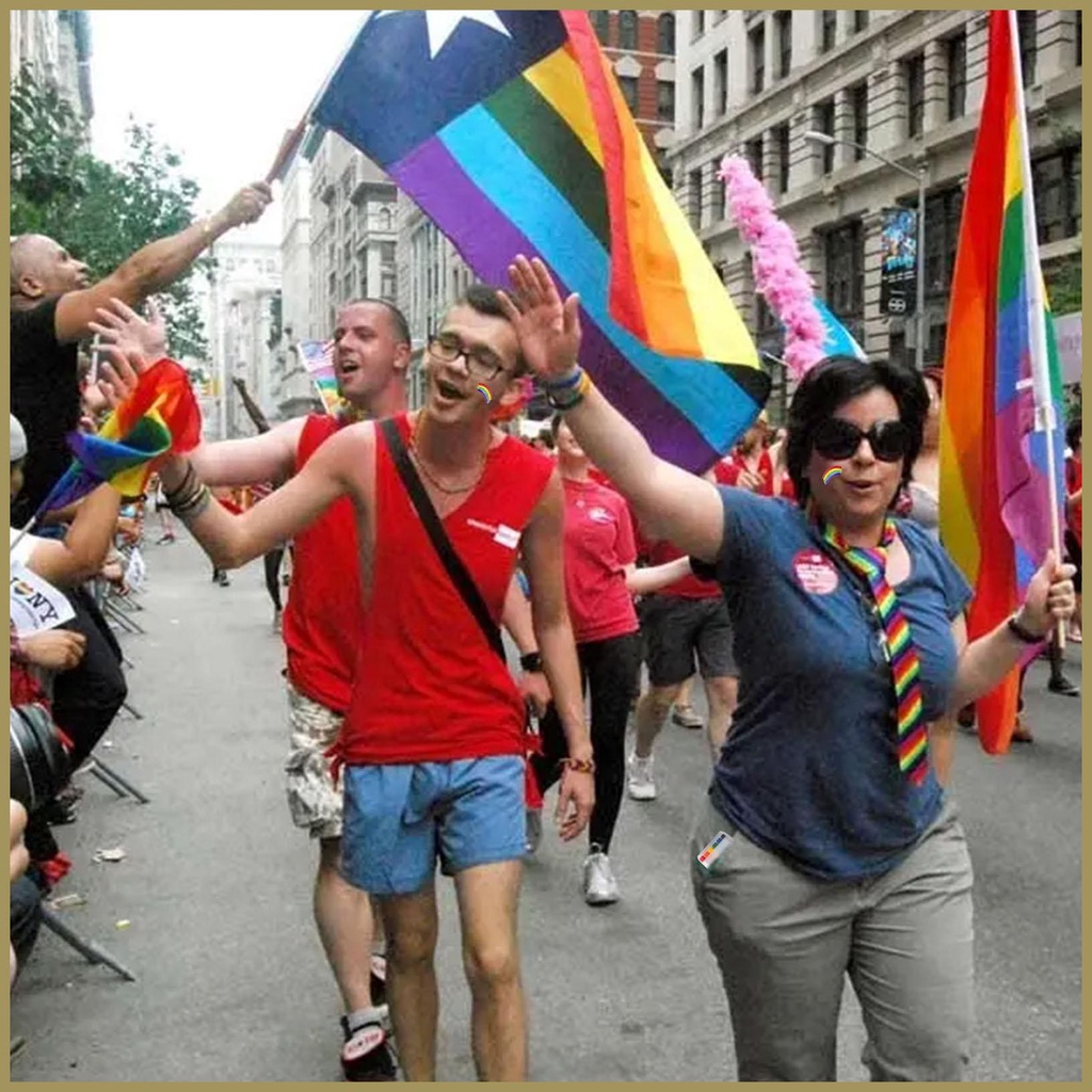 Bút Chì Màu Vẽ Mặt Và Cơ Thể Cầu Vồng Lgbt paca3vn