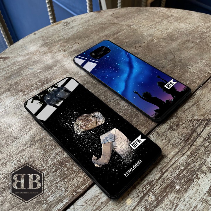 Ốp lưng kính cường lực Xiaomi Poco X3 NFC / Poco X3 Pro in ốp cặp theo yêu cầu