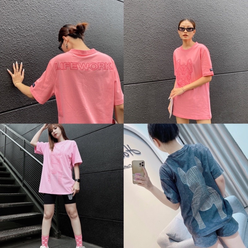 (ảnh thật hàng chuẩn hãng) Áo phông/ short L.ifework đủ full màu