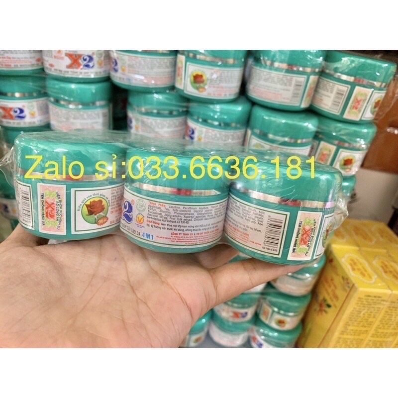 Lốc 6 hủ kem x2 trần 10g