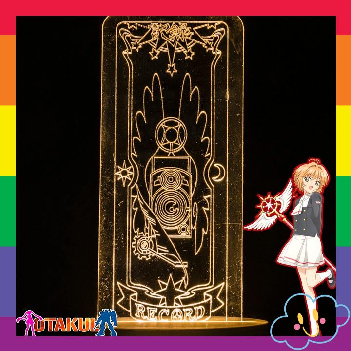 Đèn Ngủ Thẻ bài Sakura Clearcard thủ lĩnh thẻ bài cardcaptor Clear card