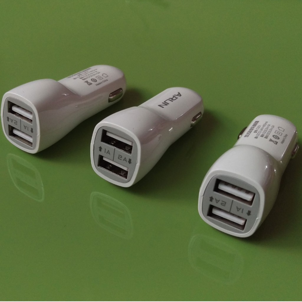 Cóc sạc xe hơi Arun 2USB