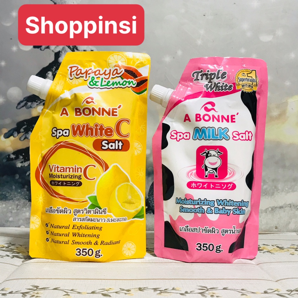 Muối tắm sữa bò tẩy tế bào chết A Bonne Spa Milk Salt 350g Thái Lan