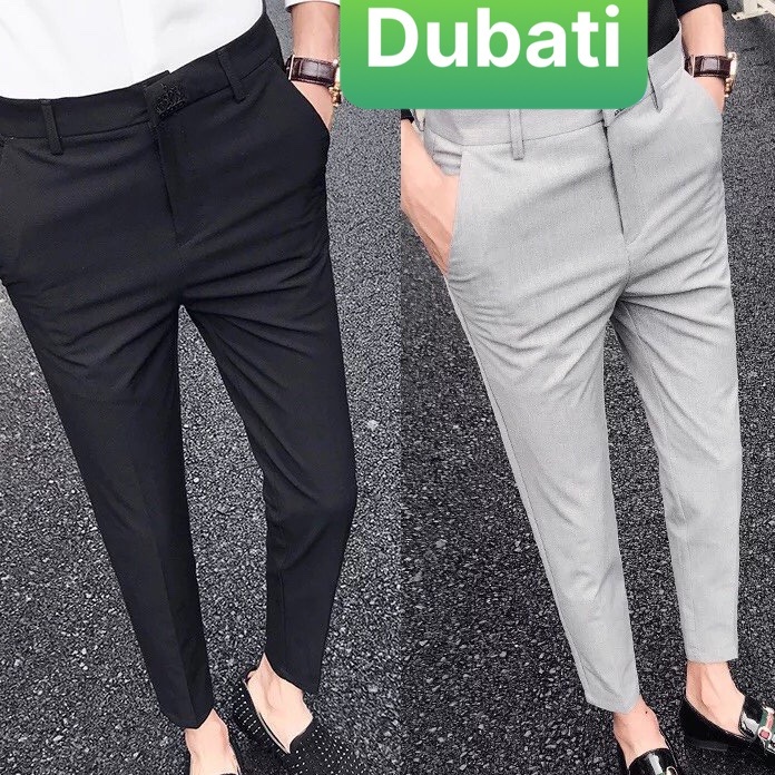 QUẦN TÂY ÂU ỐNG CÔN 3 MÀU VIP XÁM, ĐEN, TRẮNG XÁM PHONG CÁCH HÀN QUỐC CAO CẤP- DUBATI FASHION