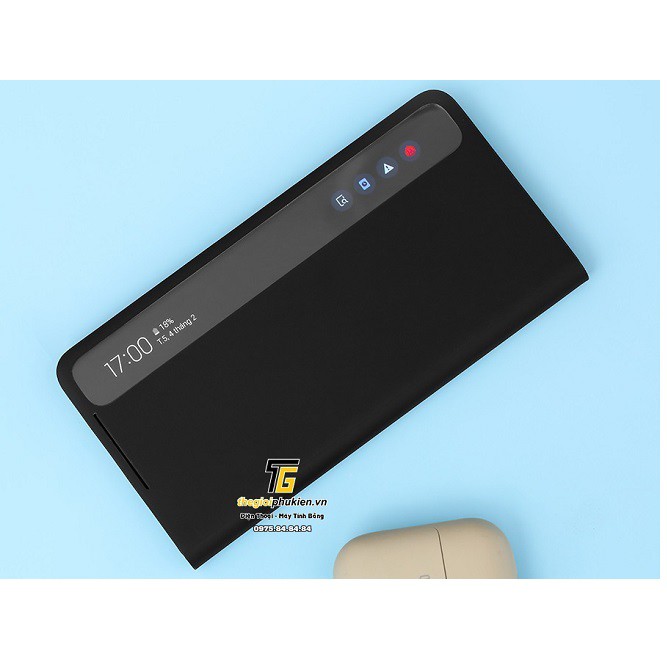 Bao da Smart Clear View Cover Samsung Galaxy S21 Ultra Fullbox